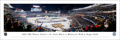2022 NHL Winter Classic Minnesota Wild vs. St. Louis Blues Panoramic Picture