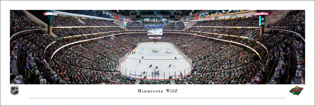 Minnesota Wild Xcel Energy Center Panoramic Picture (In-Store Pickup) – Fan  HQ