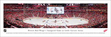 Detroit Red Wings Little Caesars Arena Inaugural Game Panoramic Picture