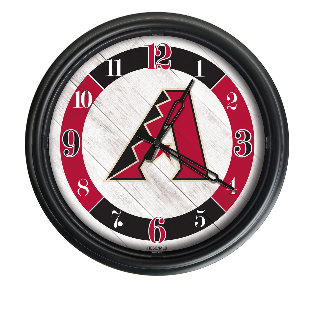 Arizona Diamondbacks Indoor/Outdoor LED Wall Clock