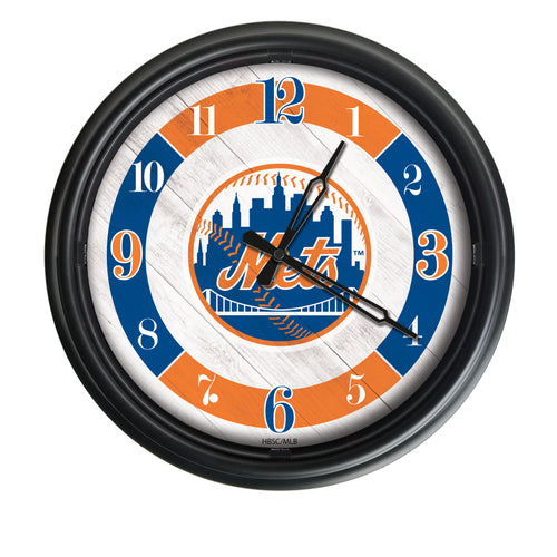 New York Mets Indoor/Outdoor LED Wall Clock