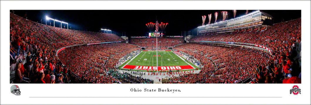 Ohio State Buckeyes Football End Zone Panoramic Picture