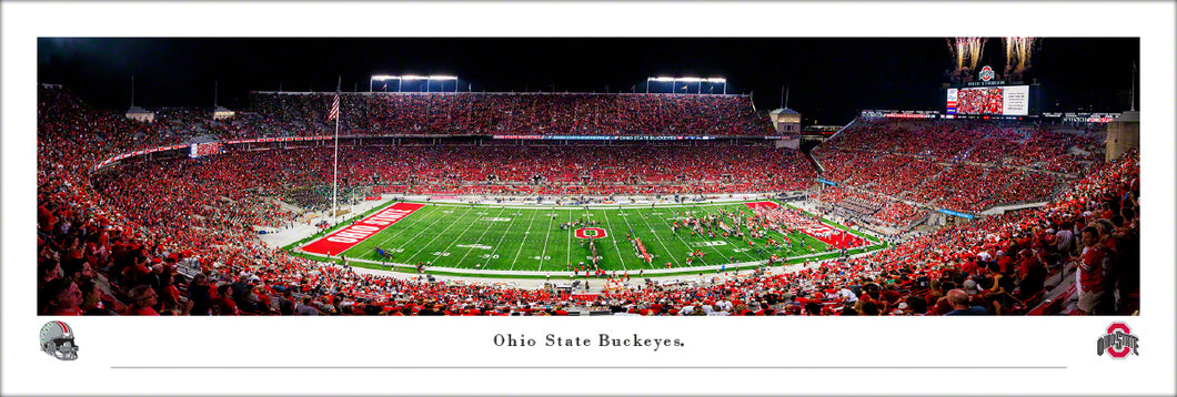 Ohio State Buckeyes Football 50 Yard Line Panoramic Picture