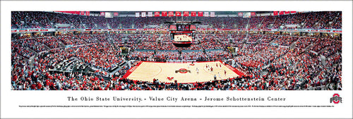 Ohio State Buckeyes Basketball Value City Arena Panoramic PIcture