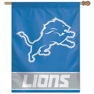 Detroit Lions Vertical Flag - 27"x37"
