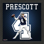 Dak Prescott Dallas Cowboys Jersey Number Frame