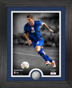 Christian Pulisic USMT Silver Coin Photo Mint