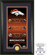 Denver Broncos Legacy Bronze Coin Photo Mint