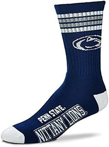 Penn State Nittany Lions - 4 Stripe Deuce Socks