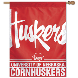 Nebraska Cornhuskers Vertical Flag - 27" X 37"