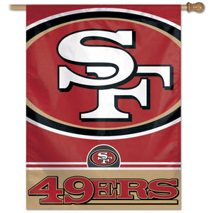 San Francisco 49ers Vertical Flag - 27"x37"