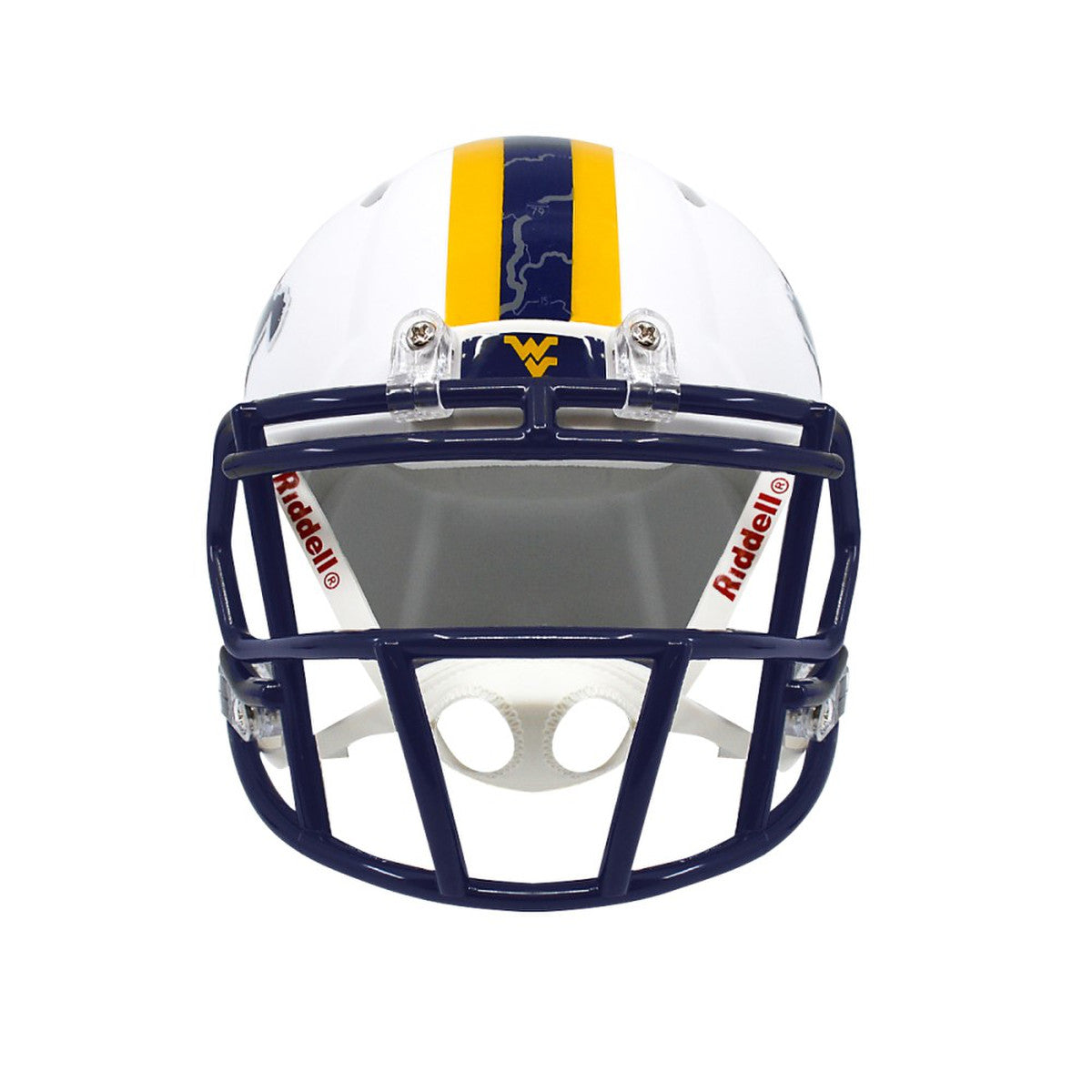 West Virginia Mountaineers Riddell Country Roads Speed Mini Helmet West Virginia Mountaineers Riddell Country Roads Speed Mini Helmet