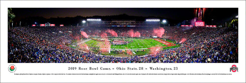 Ohio State Buckeyes 2019 Rose Bowl Champions Panoramic Picture