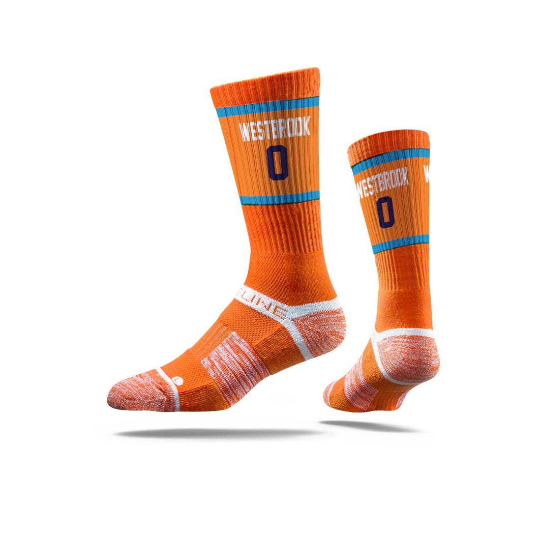 Russell Westbrook OKC Thunder Crew Socks – Sports Fanz