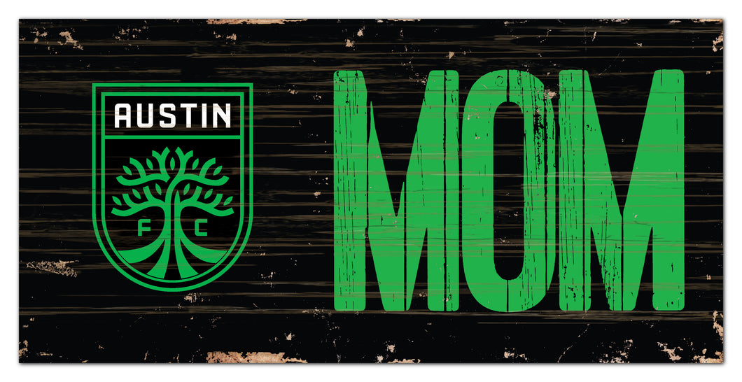 Austin FC Mom Wood Sign - 6
