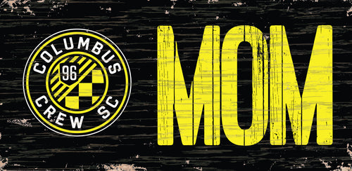 Columbus Crew Mom Wood Sign - 6