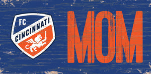FC Cincinnati Mom Wood Sign - 6"x12"