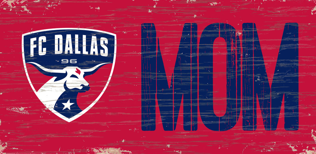 FC Dallas Mom Wood Sign - 6