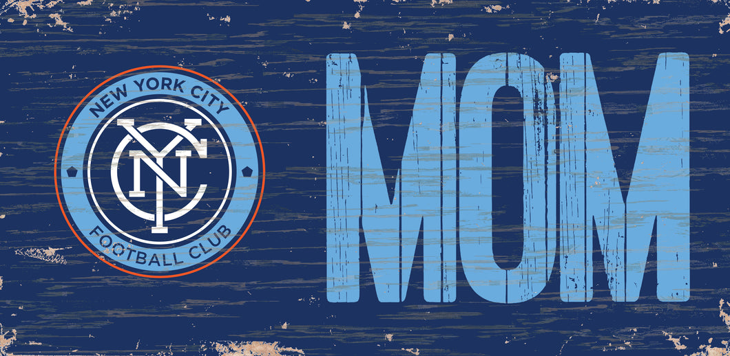 New York City FC Mom Wood Sign - 6