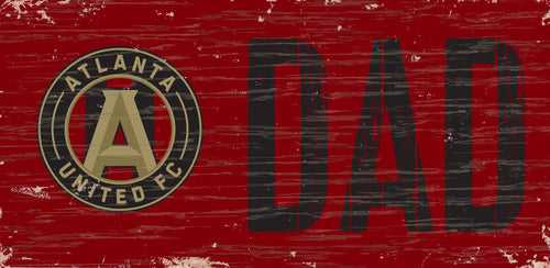 Atlanta United Dad Wood Sign - 6