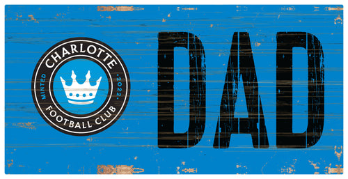 Charlotte FC Dad Wood Sign - 6