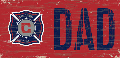 Chicago Fire Dad Wood Sign - 6