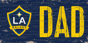 LA Galaxy Dad Wood Sign - 6"x12"