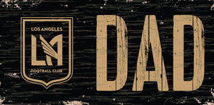 Los Angeles FC Dad Wood Sign - 6"x12"