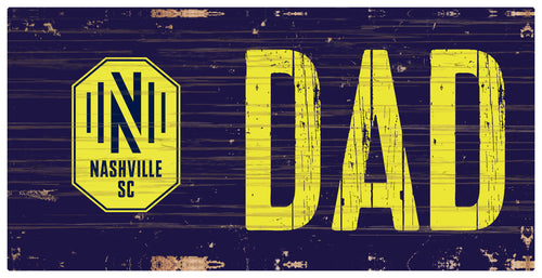 Nashville SC Dad Wood Sign - 6