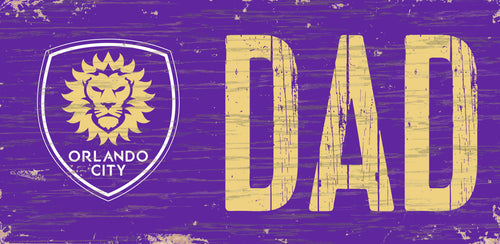 Orlando City Dad Wood Sign - 6