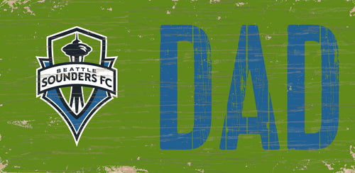 Seattle Sounders Dad Wood Sign - 6