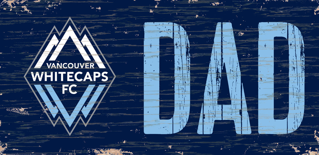 Vancouver Whitecaps Dad Wood Sign - 6