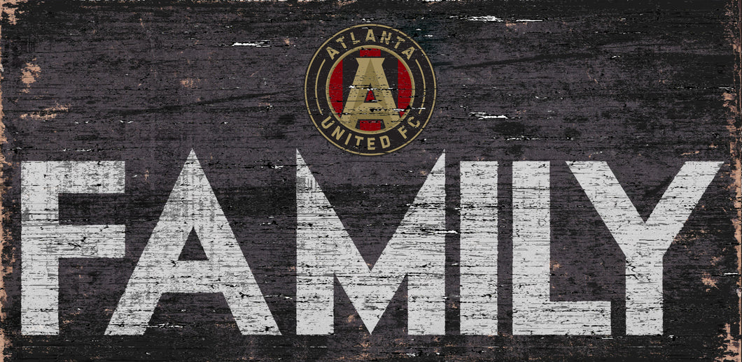 Atlanta United Family Wood Sign