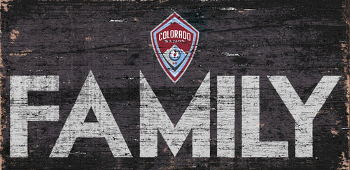 Colorado Rapids Family Wood Sign