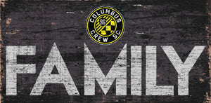 Columbus Crew Family Wood Sign - 12" x 6"