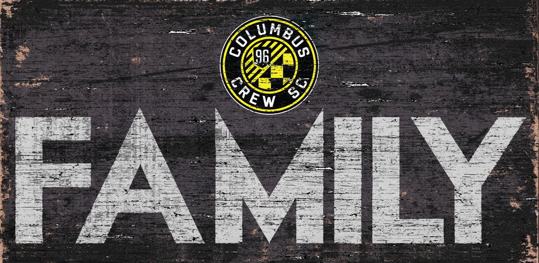 Columbus Crew Family Wood Sign - 12