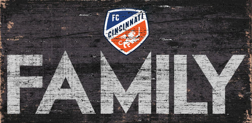 FC Cincinnati Family Wood Sign