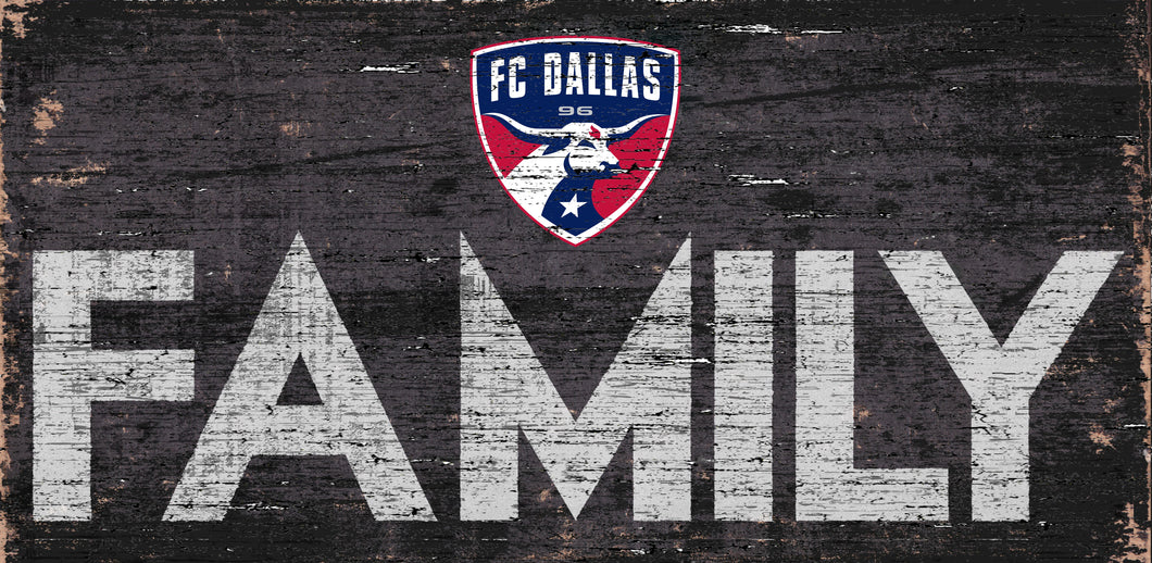 FC Dallas Family Wood Sign 