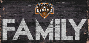 Houston Dynamo Family Wood Sign