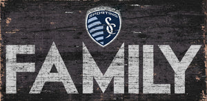 Sporting KC Family Wood Sign