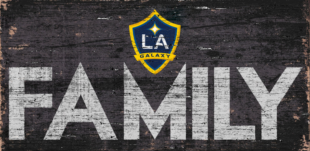 LA Galaxy Family Wood Sign