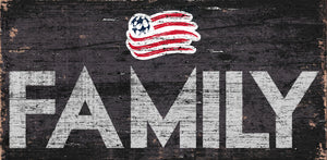 New England Revolution Family Wood Sign