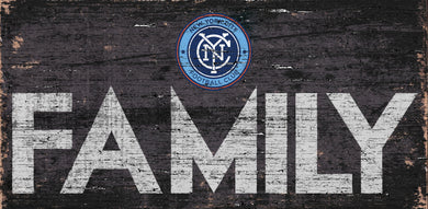 New York City FC Family Wood Sign