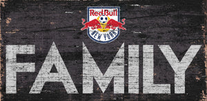 New York Red Bulls Family Wood Sign - 12" x 6"