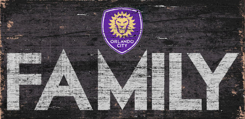 Orlando City Family Wood Sign -