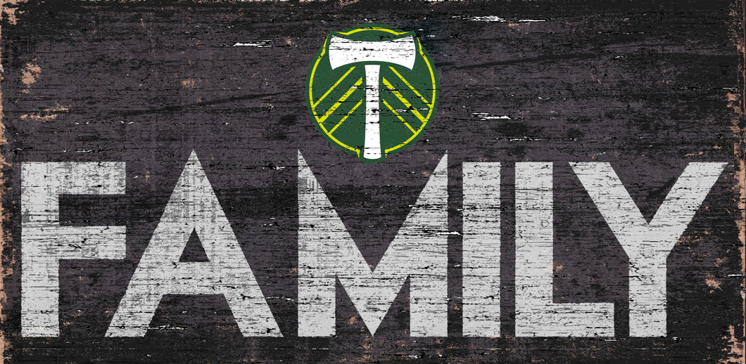 Portland Timbers Family Wood Sign 