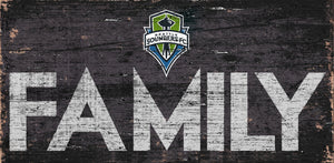 Seattle Sounders Family Wood Sign