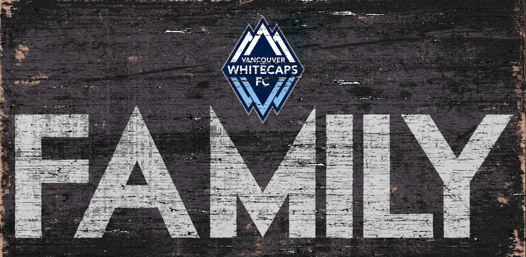 Vancouver Whitecaps Family Wood Sign