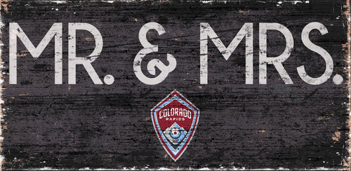 Colorado Rapids Mr. & Mrs. Wood Sign - 6