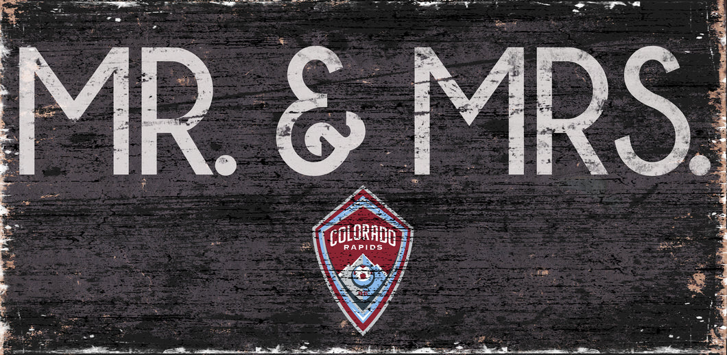 Colorado Rapids Mr. & Mrs. Wood Sign - 6
